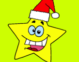 Dibujo estrella de navidad pintado por mtc2001
