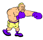 Dibujo Boxeador pintado por juansanti