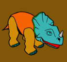 Dibujo Triceratops II pintado por sebasjesus