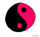 Dibujo Yin yang pintado por lauramaria