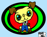 Dibujo Perrito Littlest Pet Shop pintado por 8521956