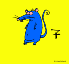 Dibujo Rata pintado por alanishc
