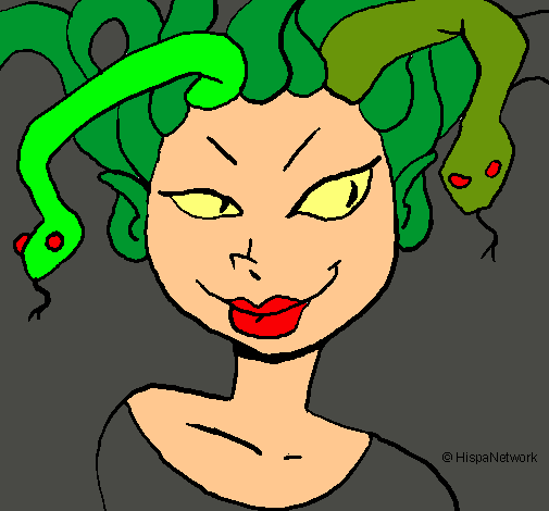 Mujer medusa