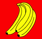 Dibujo Plátanos pintado por rheyrghtyrg