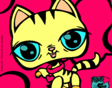 Dibujo Gatito Littlest Pet Shop pintado por sashenka