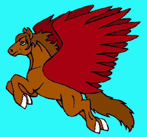 Pegaso volando