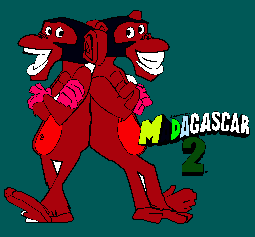 Madagascar 2 Manson y Phil 2