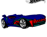 Dibujo Hot Wheels 3 pintado por coleha