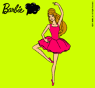 Dibujo Barbie bailarina de ballet pintado por elenagil