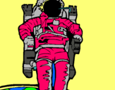 Dibujo Astronauta pintado por GonzaloM