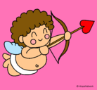 Dibujo Cupido pintado por krenvloza