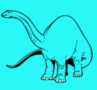 Dibujo Braquiosaurio II pintado por y654