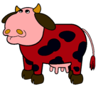 Dibujo Vaca pensativa pintado por yessi09
