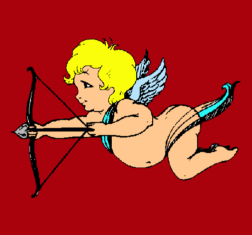 Cupido volando