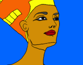 Dibujo Busto de Nefertiti pintado por Tamara97