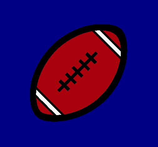 Dibujo Pelota de fútbol americano II pintado por mirtix