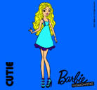 Dibujo Barbie Fashionista 3 pintado por lisa  