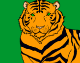 Dibujo Tigre pintado por zombieda26