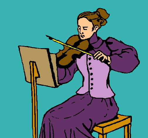 Dama violinista