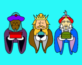Dibujo Los Reyes Magos 4 pintado por kelet
