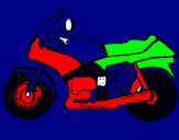 Dibujo Motocicleta pintado por oriol