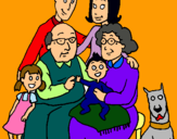 Dibujo Familia pintado por nikolle
