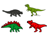 Dibujo Dinosaurios de tierra pintado por envri