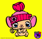 Dibujo Ratoncito Littlest Pet Shop pintado por MASCOTAS