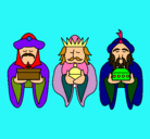Dibujo Los Reyes Magos 4 pintado por samifrffhgf
