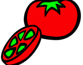 Dibujo Tomate pintado por fatty 