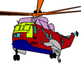 Dibujo Helicóptero al rescate pintado por yolvin