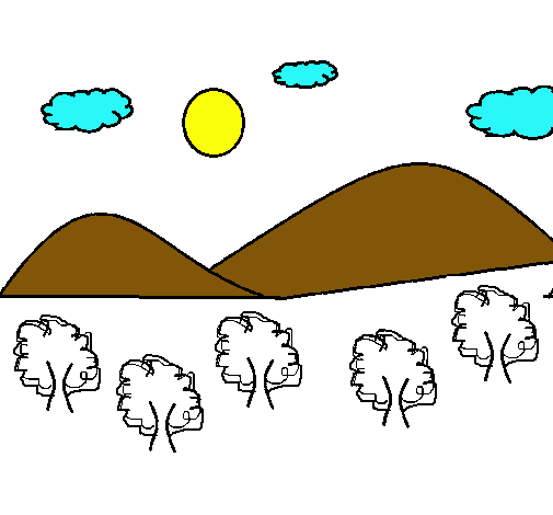 Dibujo Montañas 4 pintado por Danmy