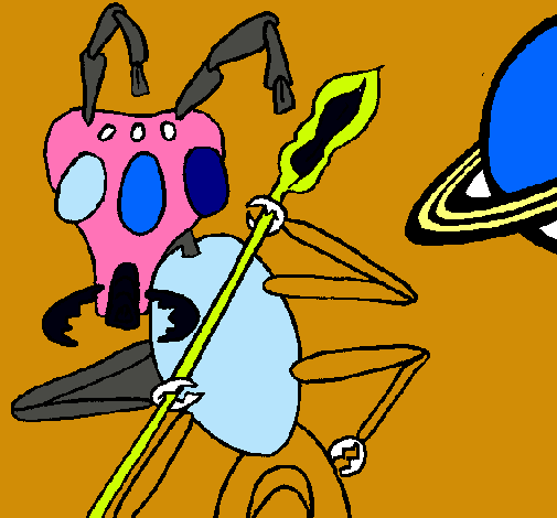 Dibujo Hormiga alienigena pintado por Lauchango