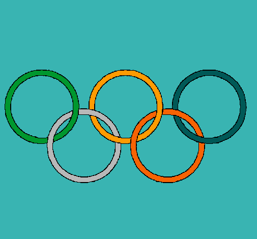Dibujo Anillas de los juegos olimpícos pintado por thiagui