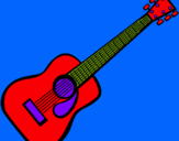 Dibujo Guitarra española II pintado por carmenzarria