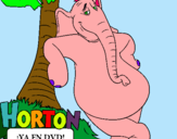 Dibujo Horton pintado por jacinto