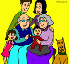 Dibujo Familia pintado por ainhi