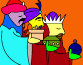 Dibujo Los Reyes Magos 3 pintado por ae2629