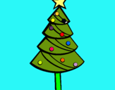 Dibujo Árbol de navidad II pintado por LUCIA554