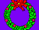 Dibujo Corona de navidad pintado por 8888888ool