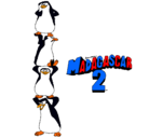 Dibujo Madagascar 2 Pingüinos pintado por jukihlk