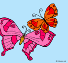 Dibujo Mariposas pintado por anyilu