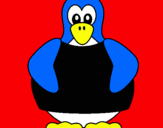 Dibujo Pingüino pintado por mundo346