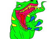 Dibujo Velociraptor II pintado por divertycod