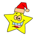 Dibujo estrella de navidad pintado por 25871555555