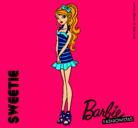 Dibujo Barbie Fashionista 6 pintado por cristi10