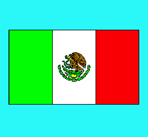 Dibujo México pintado por aguilar