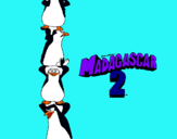 Dibujo Madagascar 2 Pingüinos pintado por sofia2125