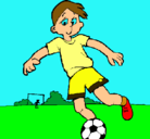 Dibujo Jugar a fútbol pintado por GUILLE10