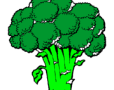 Dibujo Brócoli pintado por kikmjlj
